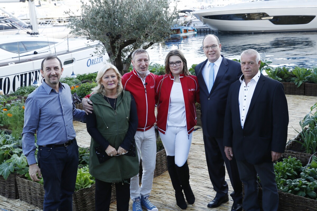Lia Riva Photo : Exclusif - Lia Riva, Paolo Sari, le prince Albert II de Monaco ...
