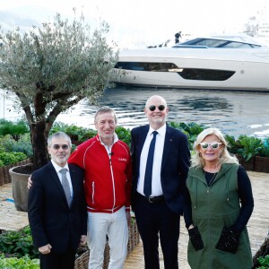 Exclusif - Patrice Cellario (conseiller du gouvernement, ministre de l'intérieur), Paolo Sari, Serge Telle (Ministre d'Etat de Monaco), Lia Riva - Le premier festival biologique inauguré samedi 15 octobre 2016 par le prince Albert II de Monaco accompagné de sa nièce Camille Gottlieb à Monaco. © Claudia Albuquerque/Bestimage