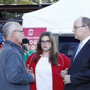 Exclusif - Le prince Albert II de Monaco et sa nièce Camille Gottlieb - Le premier festival biologique inauguré samedi 15 octobre 2016 par le prince Albert II de Monaco accompagné de sa nièce Camille Gottlieb à Monaco. © Claudia Albuquerque/Bestimage