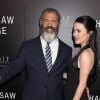 Mel Gibson et sa compagne Rosalind Ross enceinte à la première de 'Hacksaw Ridge'à The Academy à Beverly Hills, le 24 octobre 2016
