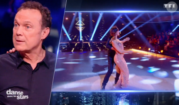 Julien Lepers et Silvia Notargiacomo - "Danse avec les stars 7" sur TF1. Le 29 octobre 2016.