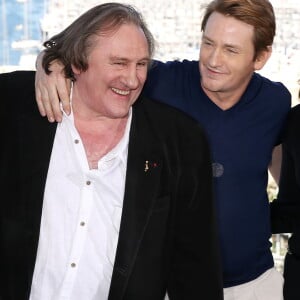 Gérard Depardieu, Benoît Magimel - Avant premiére mondiale de la série TV Netflix, "Marseille" au Palais du Pharo de Marseille le 4 mai 2016. © Dominique Jacovides/Bestimage.