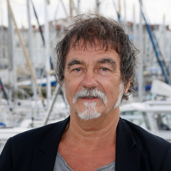 Olivier Marchal pendant le photocall pour la série "Mon frère bien aimé" lors de la 18e édition du festival de la fiction TV 2016 de La Rochelle, France, le 15 septembre 2016. © Patrick Bernard/Bestimage