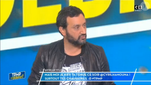Cyril Hanouna réagi aux dérnières vannes de Stéphane Guillon dans "TPMP", le 26 octobre 2016 sur C8.