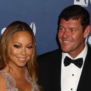 Mariah Carey et son fiancé James Packer à la 27ème soirée annuelle Glaad Media à The Waldorf-Astoria à New York le 14 mai 2016