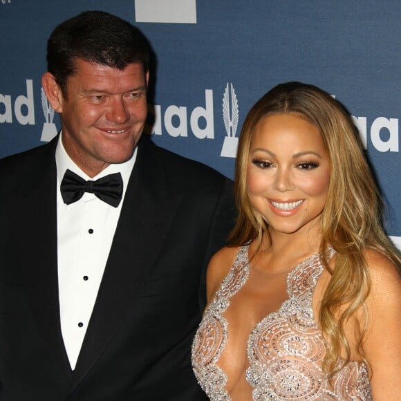 Mariah Carey et son fiancé James Packer à la 27ème soirée annuelle Glaad Media à The Waldorf-Astoria à New York le 14 mai 2016