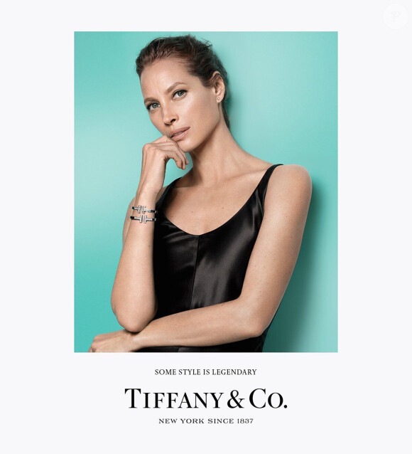 Christy Turlington, nouvelle égérie de la marque Tiffany & Co.