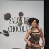 Nadège Beausson-Diagne au Défilé du 22ème salon du chocolat à la porte de Versailles à Paris le 27 octobre 2016. (coiffures Franck Provost / maquillages Make Up For Ever) © Veeren-Perusseau/Bestimage