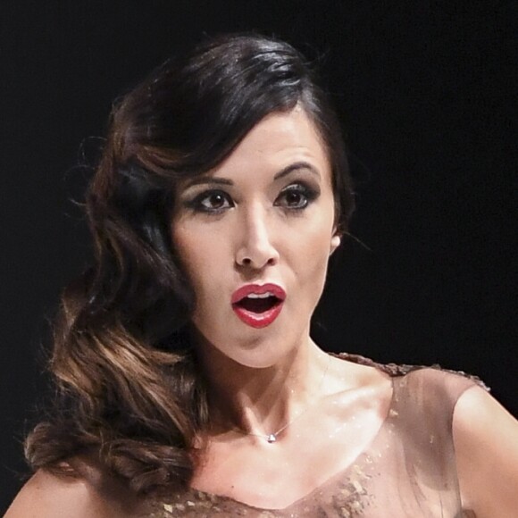 Fabienne Carat  au Défilé du 22ème salon du chocolat à la porte de Versailles à Paris le 27 octobre 2016. (coiffures Franck Provost / maquillages Make Up For Ever) © Veeren-Perusseau/Bestimage