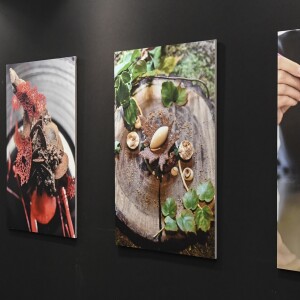 Illustration au 22ème salon du chocolat à la porte de Versailles à Paris le 27 octobre 2016. (coiffures Franck Provost / maquillages Make Up For Ever) © Veeren-Perusseau/Bestimage