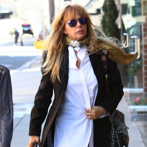 Exclusif - Rosanna Arquette se rend chez le coiffeur à Beverly Hills, le 11 octobre 2016