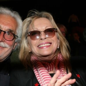 Véronique Sanson et son compagnon Christian Meilland au concert de Michel Polnareff à l'AccorHotels Arena de Paris le 11 mai 2016.