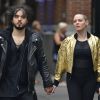 Rose McGowan et son petit ami Jordan Asher se promènent à Soho, New York le 8 octobre 2016