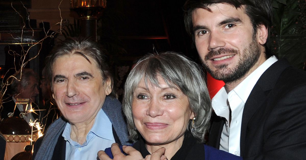 Serge Lama, sa femme Michelle et leur fils Frederic - Serge Lama a fete