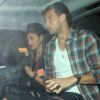 Nicole Scherzinger et son compagnon Grigor Dimitrov rentrent à leur hôtel après un dîner romantique au restaurant Sketch à Londres, le 21 juin 2016.