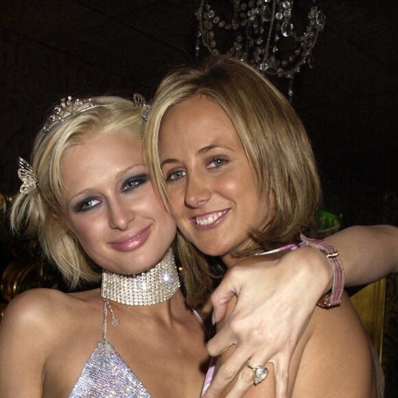 Paris Hilton fête ses 21 ans à Londres. Mai 2002.