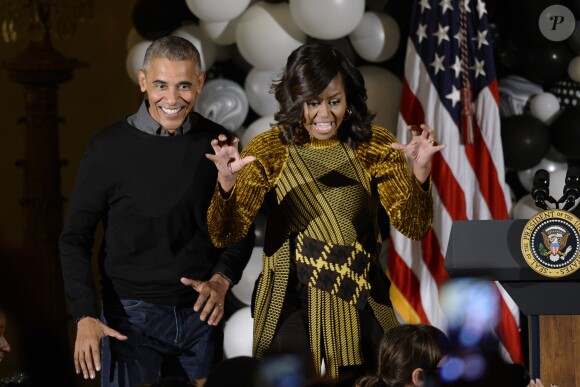 Barack et Michelle Obama à la Maison Blanche. Washington, le 31 octobre 2016.
