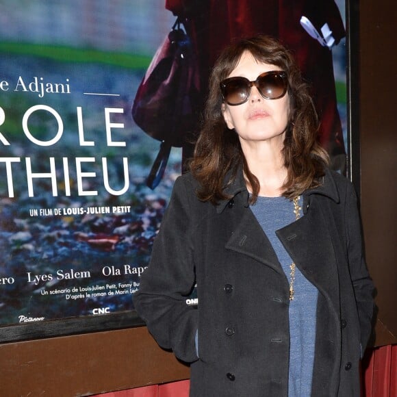 Exclusif - Isabelle Adjani - Avant-première du film de Louis-Julien Petit "Carole Matthieu" produit par Liza Benguigui, Yamina Benguigui et Marc Ladreit de Lacharrière au cinéma Elysées Biarritz à Paris le 17 octobre 2016. Le film sera diffusé sur Arte le 17 novembre et au cinéma le 5 décembre. © Veeren/Bestimage