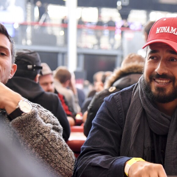 Moundir Zoughari - Winamax Poker Tour, le plus grand tournoi de poker gratuit d'Europe à la Grande Halle de la Villette à Paris le 5 novembre 2016. La sixième édition du plus grand championnat de poker de France débute à Paris le week-end du 5/6 novembre : 2 000 joueurs seront réunis sous le toit de la Grande Halle de la Villette pour le coup d'envoi du Winamax Poker Tour, édition 2016/2017 ! © Pierre Perusseau/Bestimage05/11/2016 - Paris