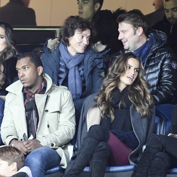 Izabel Goulart, compagne de Kevin Trapp, assiste à la clôture de la 12ème journée de Ligue 1 qui opposait le Paris Saint Germain au Stade Rennais (victoire 4-0 du PSG), à Paris au Parc des Princes le 6 novembre 2016.