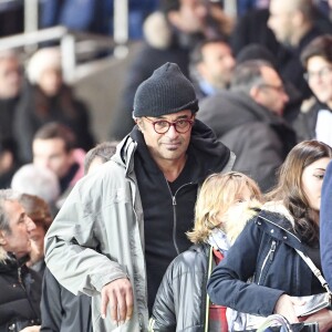 Yannick Noah assiste à la clôture de la 12ème journée de Ligue 1 qui opposait le Paris Saint Germain au Stade Rennais (victoire 4-0 du PSG), à Paris au Parc des Princes le 6 novembre 2016.