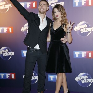 EnjoyPhoenix (Marie Lopez) et Yann-Alrick Mortreuil-Henry - Photocall Danse avec les stars 6 devant TF1 à Boulogne-Billancourt, le 7 octobre 2015.