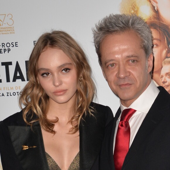 Lily-Rose Depp et Emmanuel Salinger - Avant-première du film "Planetarium" au Grand Rex à Paris, France, le 08 novembre 2016. © Veeren/Bestimage