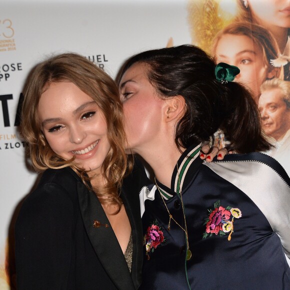 Lily-Rose Depp et Rebecca Zlotowski - Avant-première du film "Planetarium" au Grand Rex à Paris, France, le 08 novembre 2016. © Veeren/Bestimage