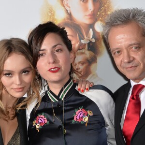 Lily-Rose Depp, Rebecca Zlotowski et Emmanuel Salinger - Avant-première du film "Planetarium" au Grand Rex à Paris, France, le 08 novembre 2016. © Veeren/Bestimage