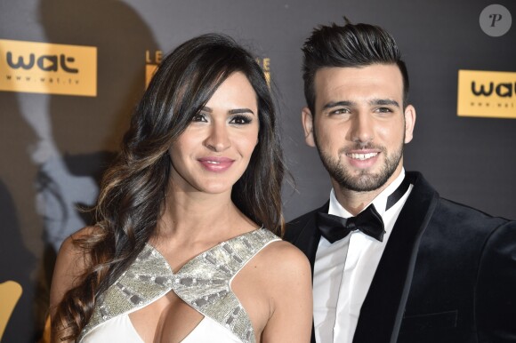 Leila Ben Khalifa et Aymeric Bonnery - Cérémonie des Melty Future Awards 2015 au Grand Rex à Paris le 28 janvier 2015. Cette cérémonie récompense les jeunes de moins de 30 ans incontournables en 2014.