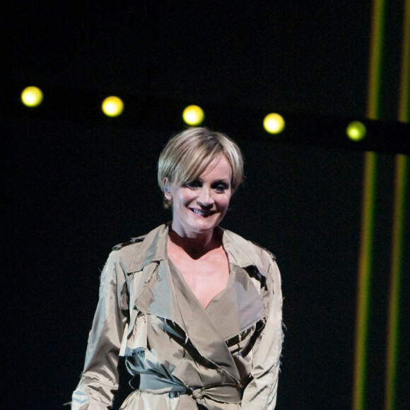 Patricia Kaas chante Piaf a l'Olympia a Paris le 26 septembre 2013.
