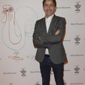 Yannick Alléno au Lancement du nouveau guide 2016 "Les Grandes Tables du Monde" à l'hôtel Four Seasons George V à Paris, le 7 avril 2016. © Coadic Guirec/Bestimage