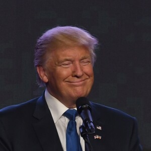 Meeting de Donald Trump au James L. Knight Center à Miami le 16 septembre 2016.