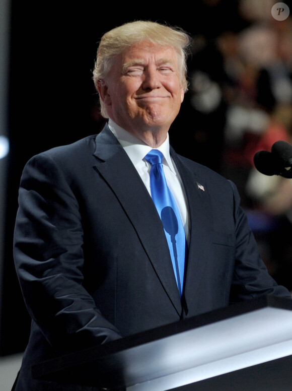 Donald Trump lors du 1er jour de la convention républicaine à Cleveland, le 18 juillet 2016.