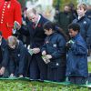 Le prince William prenait part au service commémoratif Fields of Remembrance dans le parc du mémorial de Kensington à Londres, le 10 novembre 2016.