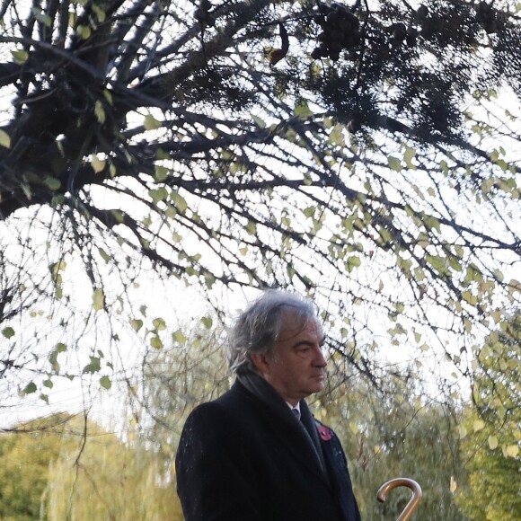 Le prince William prenait part au service commémoratif Fields of Remembrance dans le parc du mémorial de Kensington à Londres, le 10 novembre 2016.