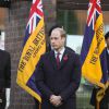 Le prince William prenait part au service commémoratif Fields of Remembrance dans le parc du mémorial de Kensington à Londres, le 10 novembre 2016.