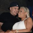 Blac Chyna, enceinte et son fiancé Rob Kardashian fêtent son anniversaire au G5ive Strip Club à Miami, le 11 mai 2016.