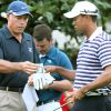 Tiger Woods et Steve Williams à Orlando, le 23 mars 2011