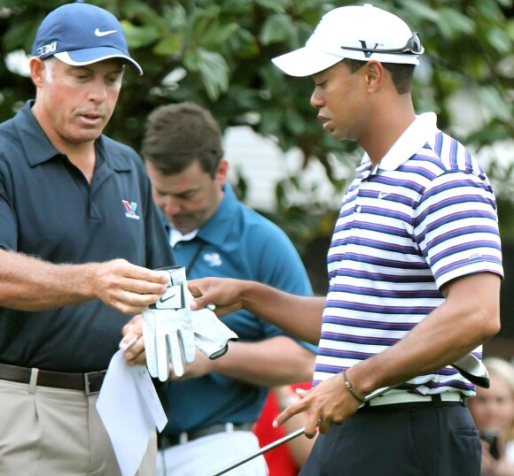 Tiger Woods et Steve Williams à Orlando, le 23 mars 2011