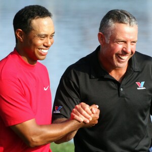 Tiger Woods et Steve Williams à Orlando, le 16 mars 2008