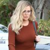 Khloé Kardashian arrive à une fête à Beverly Hills le 12 novembre 2016