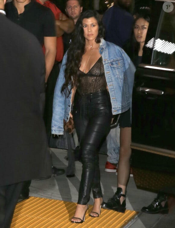 Kourtney Kardashian au concert  'Saint Pablo Tour' de Kanye West à Los Angeles, le 25 octobre 2016