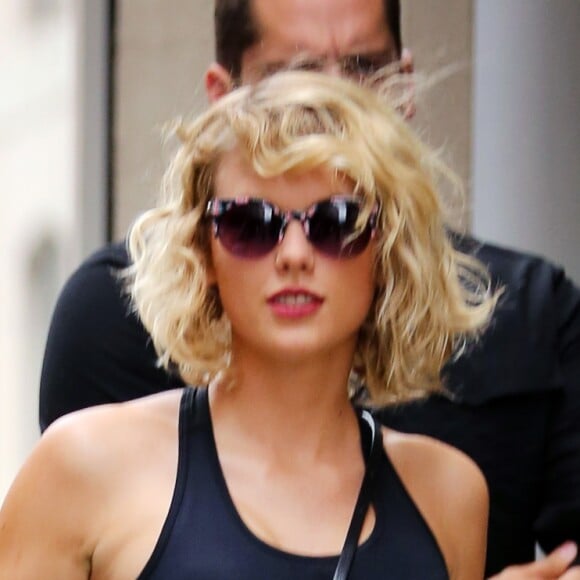 Exclusif - Taylor Swift, avec sa nouvelle de coupe de cheveux, sort de sa séance de gym à New York, le 6 septembre 2016.