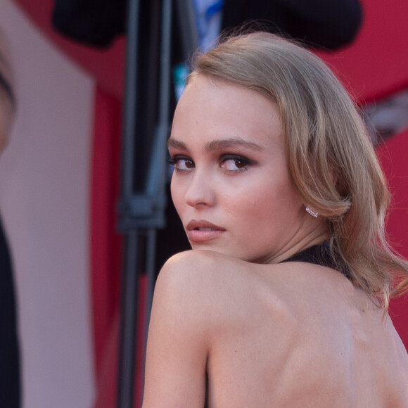 Lily Rose Depp à la première de "Planetarium" lors du 73ème Festival du Film de Venise, le 8 septembre 2016.