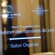 Ambiance - Semi-exclusif - Déjeuner des membres du jury des Globes de Cristal 2017 au Plaza Athénée à Paris le 15 novembre 2016. © Veeren/Bestimage