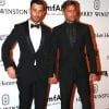 Jwan Yosef et Ricky Martin au gala amfAR au Brésil, le 15 avril 2016