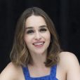 Emilia Clarke - Conférence de presse avec les acteurs du film "Me before you" à New York. Le 22 mai 2016