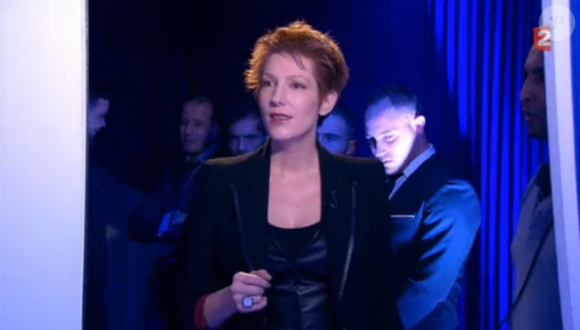 Natacha Polony invitée d'On n'est pas couché sur France 2 le 19 novembre 2016.