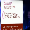 Natacha Polony invitée d'On n'est pas couché sur France 2 le 19 novembre 2016.